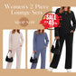 🔥LAST DAY SALE 70% OFF👍✨Women's Long Sleeve Loose-Fitting Casual Solid  Lounge Pants Set