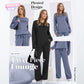 🔥LAST DAY SALE 70% OFF👍✨Women's Long Sleeve Loose-Fitting Casual Solid  Lounge Pants Set