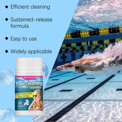 🔥Buy 2 Get 1 Free🏊‍♂️Pool Cleaning Tablets for Crystal Clear Water💦