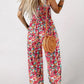 ⏰ LAST DAY SALE: ONLY ￡14.99!!🏖️Women’s Casual Print Sleeveless Overalls Jumpsuits