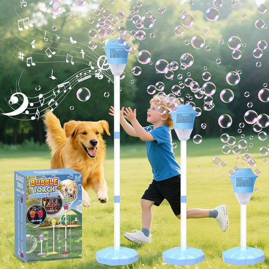 🔥LAST DAY 49% OFF 🔥-Automatic Handheld Bubble Machine for Kids, Bubble Maker Spring Summer Toys with Lights