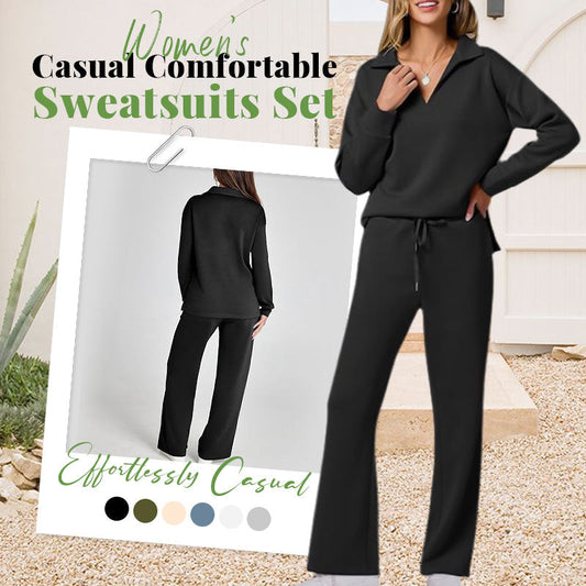 📢📢50% OFF !!!⏰Women's 2 Piece Sets Outfits Casual Long Sleeve Sweatsuits Sets