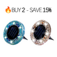 ⏳LAST DAY BUY 3 GET 1 FREE!!💎🌟Solara™ Solar Outdoor Mosaic Disk Lights – Waterproof Decorative LED Pathway Garden Lights, Auto-On at Dusk, No Wiring Needed