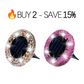 ⏳LAST DAY BUY 3 GET 1 FREE!!💎🌟Solara™ Solar Outdoor Mosaic Disk Lights – Waterproof Decorative LED Pathway Garden Lights, Auto-On at Dusk, No Wiring Needed