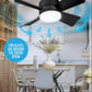 🏆 Last Day Special Price £15.99!!🔥SmartBreez™ 40W LED Ceiling Fan Light – 20.5” Ultra-Quiet with Remote 🎯 | E27 + FREE B22 Adapter 🔌 | For Bedroom 😴, Kitchen 👩‍🍳 & Garage 🛠️ – UK Ready! 🇬🇧