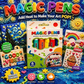 🌟Magic Puffy Pens – Draw 3D with one stroke!🎄DIY Bubble Popcorn Drawing Pens