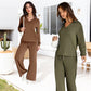 📢📢50% OFF !!!⏰Women's 2 Piece Sets Outfits Casual Long Sleeve Sweatsuits Sets