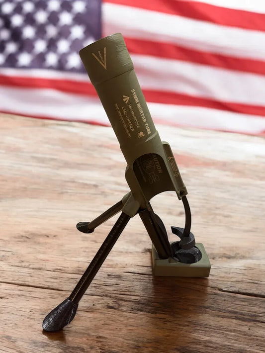 🔥Last Day 49% OFF🚀 51mm Beer Bottle Mortar Bottle Opener 🍻🔥Novelty Cap-Launching Desk & Bar Accessory 🎉