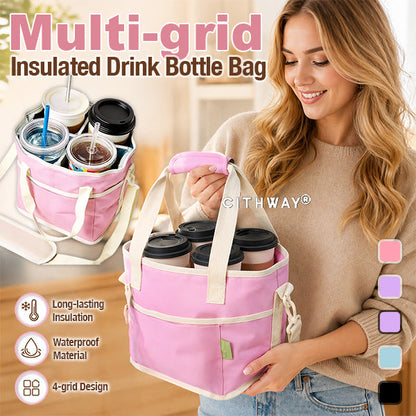 ⭐2026 HOT SALE⚠️ Limited Stock 🔥Family Size 4 Compartment Drink Bag✨