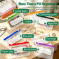 ⏳Limited-time 50% off⏰ Waterproof Pill Pouch Set – 14-Day Reusable Pocket Pharmacy 🌈  Perfect for Vitamins, Fish Oils & Medication | Zippered, Leak-Proof & Travel-Friendly ✈️ | Includes Colour-Coded Labels for Easy Organisation
