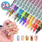 🔥Last Day 49% OFF💅✨Dual-Tip Nail Art Marker Pen Set– for Tire Painting,  & Manicure🎨For Adults, Kids and Pets.
