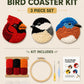 🔥LAST DAY 49% OFF - 🧵Beginner-Friendly🐦DIY Bird Coasters Punch Needle Kit