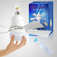 🏆 Last Day Special Price £15.99!!🔥SmartBreez™ 40W LED Ceiling Fan Light – 20.5” Ultra-Quiet with Remote 🎯 | E27 + FREE B22 Adapter 🔌 | For Bedroom 😴, Kitchen 👩‍🍳 & Garage 🛠️ – UK Ready! 🇬🇧