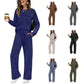 🔥LAST DAY SALE 70% OFF👍✨Women's Long Sleeve Loose-Fitting Casual Solid  Lounge Pants Set