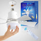 🏆 Last Day Special Price £15.99!!🔥SmartBreez™ 40W LED Ceiling Fan Light – 20.5” Ultra-Quiet with Remote 🎯 | E27 + FREE B22 Adapter 🔌 | For Bedroom 😴, Kitchen 👩‍🍳 & Garage 🛠️ – UK Ready! 🇬🇧