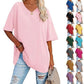 🌷2025 Limited Sale 60% Off🌷Ladies V-Neck T-Shirt🚀Buy 2 Free shipping🚀