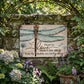 🥳2026 HOT SALE🥳💞50K+ SOLD!🍃Dragonfly Memorial Garden Sign – “Those We Love Don’t Go Away” Sympathy Gift, Remembrance Outdoor Decor