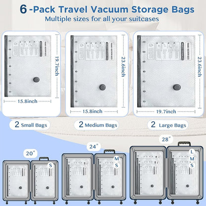 ⏳Limited-time 50% off⏰✨X7 Cordless Travel Vacuum Bag | Space Saving Home Storage for Clothes & Bedding🔥