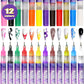 ⏳LAST DAY SALE 50% OFF👍-🎨12 Colors Nail Art Pens Set👧💅 Safe, easy & washable for kids, girls and pets.