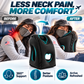 ⏰ Last Day 50% OFF! £12.99 💤 Inflatable Ergonomic Travel Pillow with Hollow-Cutout Design – Soft PVC Flocking & Quick Inflate. Say goodbye to neck pain on flights, road trips, office naps & everyday travel. ✈️😴