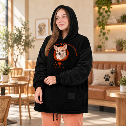2026 A must-have for pet lovers 🐾 Cozy Fleece Pet Bonding Pouch Hoodie – Warm & Supportive Small Pet Carrier Clothing