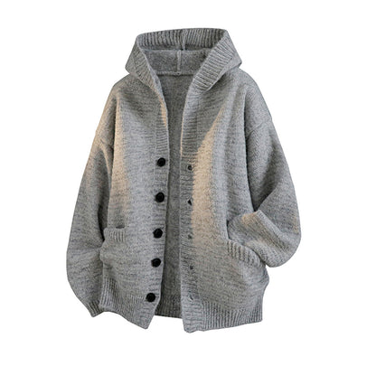 ⏰ LAST DAY! Buy 2 & FREE SHIPPING! 🧥  Men's Heavyweight Buttoned Hood Sweatshirt – Soft Blend, Fitted, Minimalist Streetwear ✨ Long Sleeve for Everyday Wear 🛒