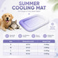 🐶💥LAST DAY SALE 50% OFF!!🐱❄️Cooling Gel Mat for Pets Summer Heat Relief Pad Breathable Non-Toxic Cool Sleeping Mat for Dogs Cats