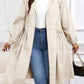 🎁Christmas Hot Sale 50% OFF🧥Casual Plus Size Drawstring Zip-Up Long Sleeve Hooded Coat