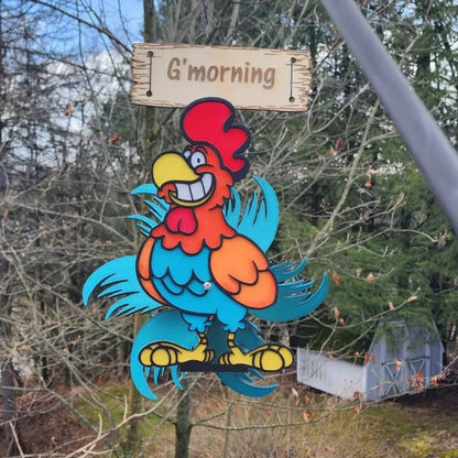 🏆Last Day Promotion 49% OFF🐦🐿️Cute Animal Whirl – Handmade Wooden Wind Spinner 🌬️ | 🌿Garden & Patio Hanging Decor✨