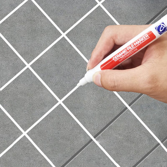 🏆Last Day Promotion 49% OFF🖌️ Anti-Mould & Waterproof Joint Pen for Ceramic Tiles! 🧱Versatile & multi-use⚒️，great for tombstone marking🪦, car paint repairs🚗 and tyre art painting🚙✨