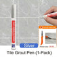 🏆Last Day Promotion 49% OFF🖌️ Anti-Mould & Waterproof Joint Pen for Ceramic Tiles! 🧱Versatile & multi-use⚒️，great for tombstone marking🪦, car paint repairs🚗 and tyre art painting🚙✨