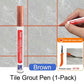 🏆Last Day Promotion 49% OFF🖌️ Anti-Mould & Waterproof Joint Pen for Ceramic Tiles! 🧱Versatile & multi-use⚒️，great for tombstone marking🪦, car paint repairs🚗 and tyre art painting🚙✨