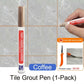 🏆Last Day Promotion 49% OFF🖌️ Anti-Mould & Waterproof Joint Pen for Ceramic Tiles! 🧱Versatile & multi-use⚒️，great for tombstone marking🪦, car paint repairs🚗 and tyre art painting🚙✨