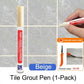 🏆Last Day Promotion 49% OFF🖌️ Anti-Mould & Waterproof Joint Pen for Ceramic Tiles! 🧱Versatile & multi-use⚒️，great for tombstone marking🪦, car paint repairs🚗 and tyre art painting🚙✨