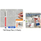 🏆Last Day Promotion 49% OFF🖌️ Anti-Mould & Waterproof Joint Pen for Ceramic Tiles! 🧱Versatile & multi-use⚒️，great for tombstone marking🪦, car paint repairs🚗 and tyre art painting🚙✨