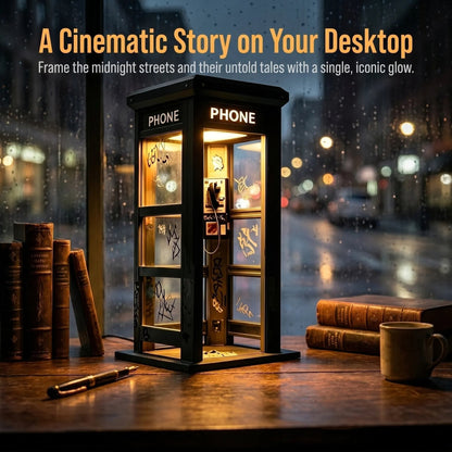 🎁💥LAST DAY SALE 50% OFF!! NOW✨Vintage Phone Booth Ambient Lamp