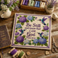 🔥Last Day 49% OFF💥Free shipping - Hummingbird Garden Faith Cross Stitch Kit