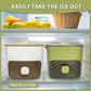🥳2026 HOT SALE 50% OFF! 🥳💞50K+ SOLD!💥🥤🧊 Ice Cube Maker with Storage – 48 cubes at once, leak‑proof lid