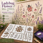 🔥Last Day 50% OFF - 🌿Garden Bloom Wall Stencil Kit | DIY Garden Painting Templates for Every Space