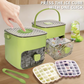 🥳2026 HOT SALE 50% OFF! 🥳💞50K+ SOLD!💥🥤🧊 Ice Cube Maker with Storage – 48 cubes at once, leak‑proof lid
