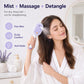 💖LAST DAY SALE ONLY ￡9.9!!💖ProGlide™🇬🇧 Scalp Massager Comb 💆‍♀️ – Self-Cleaning 🧼, Tangle-Free ✂️ & Frizz-Control Hair Brush with Soothing Mist Spray 💨✨ | Perfect for Dry, Brittle Hair 💧🌟