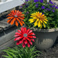 💖🎁2026 Mother's Day Gifts 49% Off-Metal Zinnia Flower Garden Stake for great gifts🎁