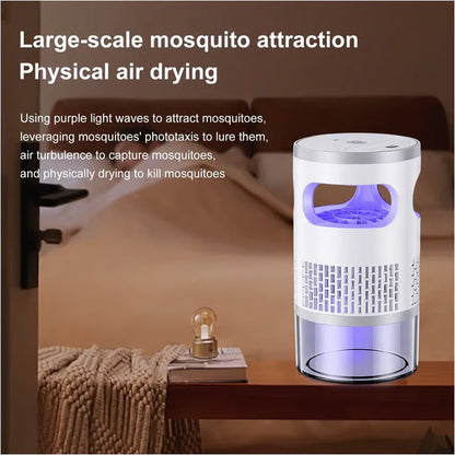 🔥HOT SALE 💥50K+ sold!🦟 50% OFF NOW!🔇 Indoor LED Bug Zapper – Bionic UV Light Trap & Night Light – Quiet & Safe for Bedroom – Chemical-Free Mosquito Killer 💡