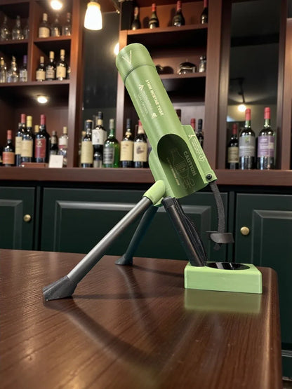 🔥Last Day 49% OFF🚀 51mm Beer Bottle Mortar Bottle Opener 🍻🔥Novelty Cap-Launching Desk & Bar Accessory 🎉