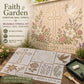 🔥Last Day 50% OFF - 🌿Garden Bloom Wall Stencil Kit | DIY Garden Painting Templates for Every Space