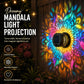🔥This Week's Special Price ￡8.99 !!!🌞💡Solar Mandala Wall Light Outdoor Garden Fence Projector Lamp Patio Ambient Decor✨