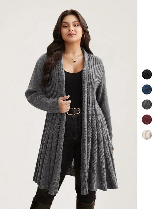 💖Early Autumn’s Sale 70% OFF🌻🧥Women's Soft Knit Open-Front Cardigan – Elegant & Easy to Layer