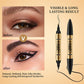 2-in-1 Waterproof Magic 4-fork Eyebrow Pen & Eyeliner-3