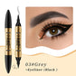 2-in-1 Waterproof Magic 4-fork Eyebrow Pen & Eyeliner-12