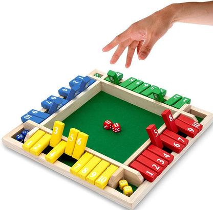 🔥Limited Time Promotion 49% OFF🔥FUN FAMILY GAMES - Shut The Box Board Game